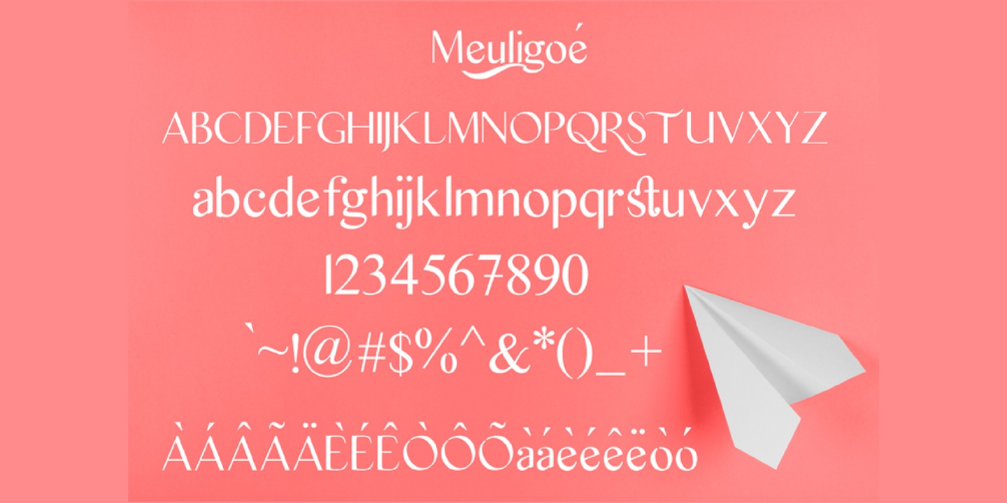 Example font Meuligoe #2